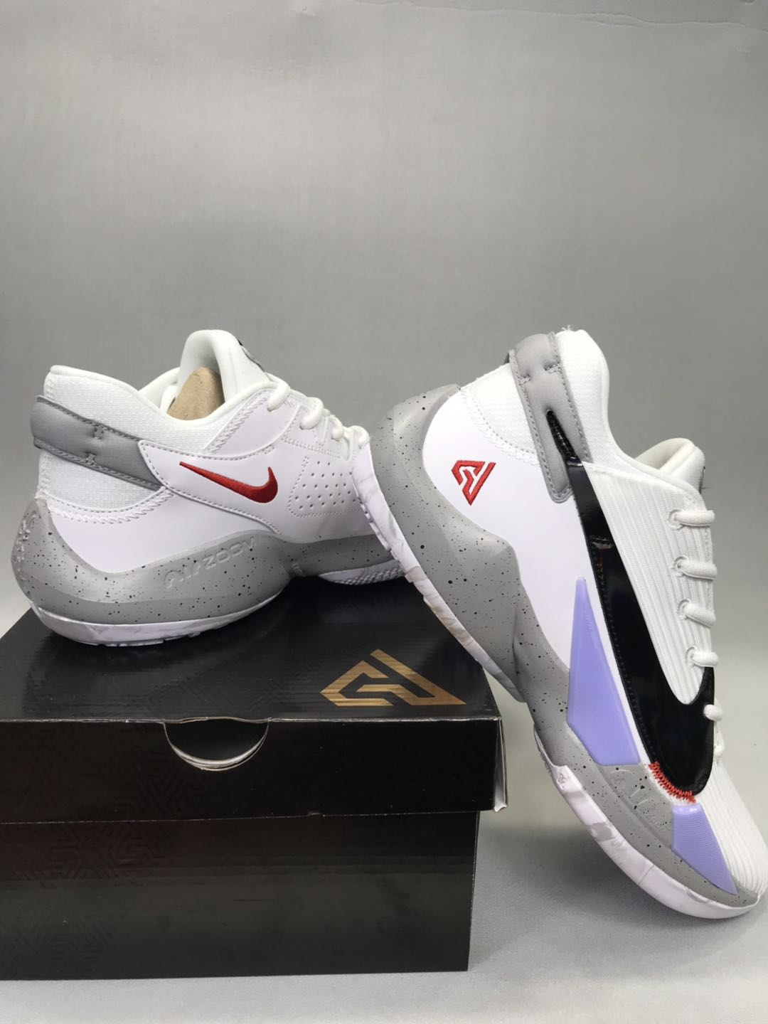 2020 Men Nike Air Zoom Freak II White Cement Grey Black Shoes